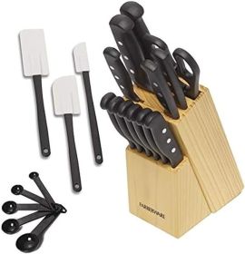 22-Piece Never Sharpening HigH Carbon Stainless Steel 22-Piece Never Sharpening HigH Carbon Stainless Steel